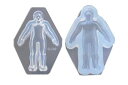 亀島商店ソフトモールド人物型男(大)全高約63MMホビー用ツールC-709(3)