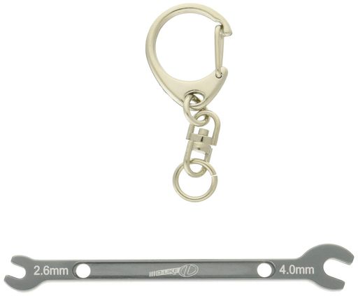 D-Likeレンチ2.6mm/4mmターンバックルレンチ(ミスターひゅ〜ひゅ〜ステッカー付き)DL187