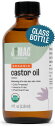 JMACBOTANICALSORGANICCASTOROILCOLDPRESSED(GLASSBOTTLE4OZNODROPPER)PURECASTOROILHEXANEFREECASTOROILFOR(4)