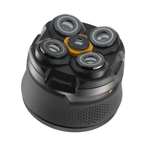 Microtouchチタン電動ヘッドシェーバー-充電式ヘッド&フェイスシェーバー男性用コードレスカミソリ低刺..