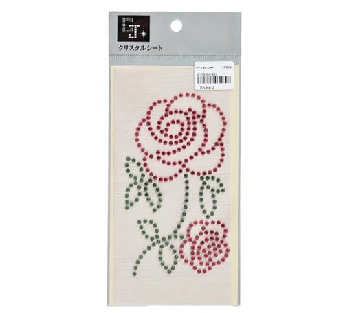 サイズ(約):縦13cmx横7.5cm 日本製 用意するもの:アイロン、ハサミ、あて布、クリスタルシート