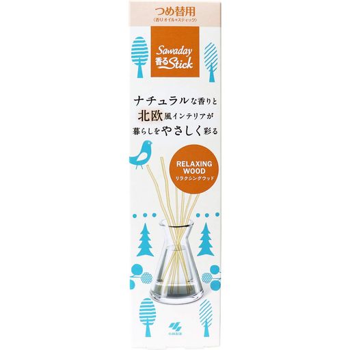サワデー香るスティック北欧風デザインナチュラルなリラクシングウッドの香り芳香剤部屋用詰め替え用70mlルームフレグランス サワデー香るスティック北欧風デザインナチュラルなリラクシングウッドの香り芳香剤部屋用詰め替え用70mlルームフレグランス