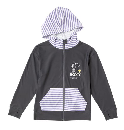 [ロキシー]ラッシュガードPEANUTSRGRASHGUARDガールズBBK140