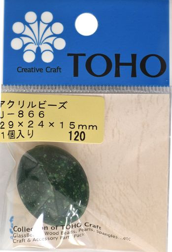 TOHOアクリルビーズ約29x24x15mmJ-8661ヶ入り TOHOアクリルビーズ約29x24x15mmJ-8661ヶ入り