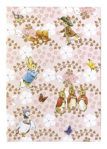 セントレディス(St.Lady’s)ピーターラビット書き置き御朱印帳Flowercarpet【ST-TP0015】