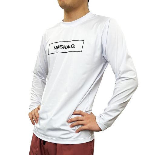 [マシャロ]ラッシュガードメンズラッシュガードMSRG-223WHITELLサイズ