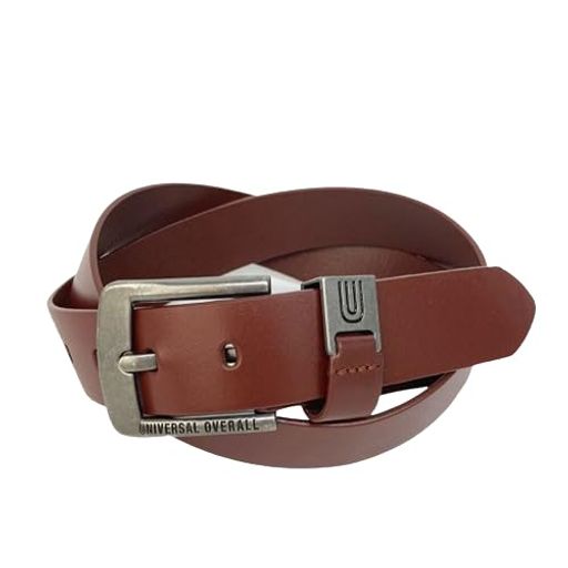 UNIVERSALOVERALL35mm幅メタルループベルトブラウン