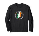 男の子女の子男性女性のためのアイルランドアイルランド旗休暇ギフト長袖Tシャツ