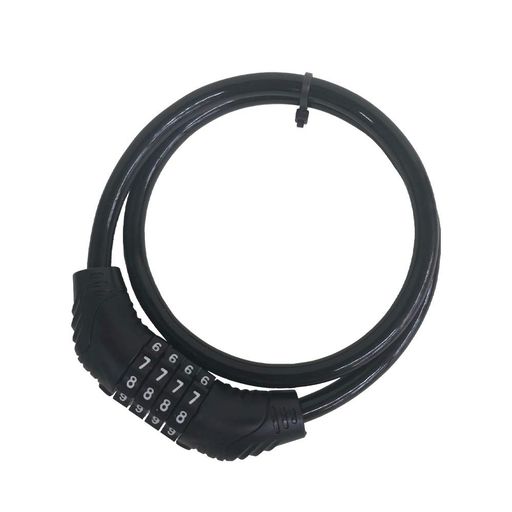 武田コーポレーション【防犯・盗難防止・自転車・バイク】ブラック0.8x65cmダイヤルワイヤーロックDWL-0865BK