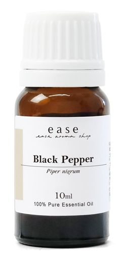 easeアロマオイルエッセンシャルオイルブラックペッパー10mlAEAJ認定精油