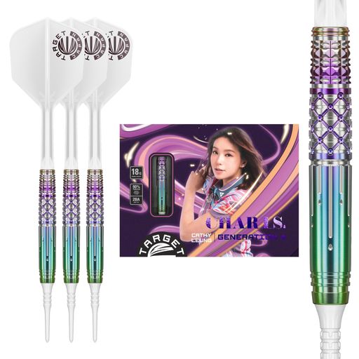 TARGET(ターゲット)CATHYLEUNGCHARISGEN-490%18GSOFTTIPDARTS(カリスG4ソフトチップダーツ)