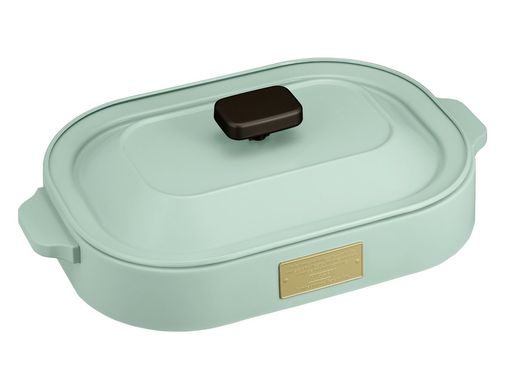 【Toffy/トフィー】コンパクトホットプレートK-HP1平面たこ焼き1人2人3人用小型ひとり暮らしパーティーレトロK-HP1-PAペールアクア