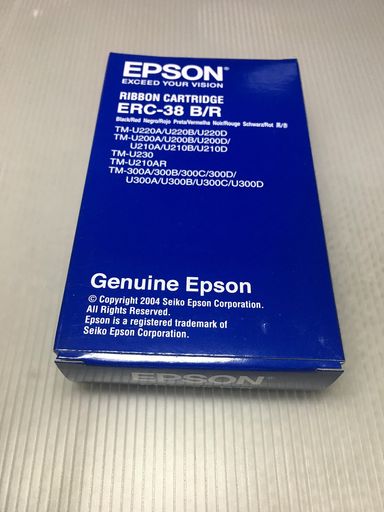 エプソンEPSONERC-38BRTM-U210シリーズリボンカセット黒/赤
