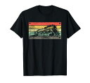 ヴィンテージトレイン鉄道レトロTシャツ鉄道エンジニアギフトTシャツ