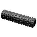 筋膜ローラー筋膜リリースヨガポールミニ軟質EVA30x8CMストレッチローラーマッサージローラーフィットネスストレッチ器具(ブラック-タイプB30CM)