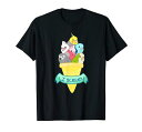 ぽっちゃりアイスクリームオウム、かわいい鳥を叫ぶカワイイTシャツ