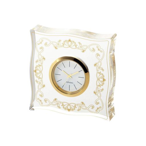 Noritakeノリタケ置時計高さ約9cm・幅約9cm・奥行き約2.5cmハンプシャーゴールド1個ゴールドアクリルAC-CL/MC03