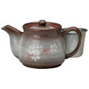 山下工芸急須陶器10x10cm(450cc)平安桜アミ付ポット15028310