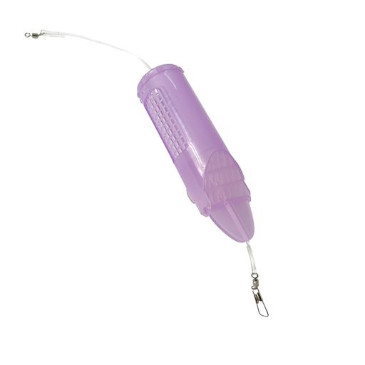 Tsulino「ケイムラカラーの船の胴突きサビキ釣り用エサカゴ/アジ釣り/サバ釣り/イサキ釣り」船釣り用ケイムラサビキカゴクッション付きSサイズ