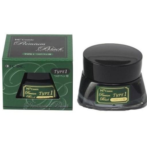 水性顔料インクを使用。 乾くと耐水性になります。 安定感のあるガラス瓶を使用しています。 内容量20cc