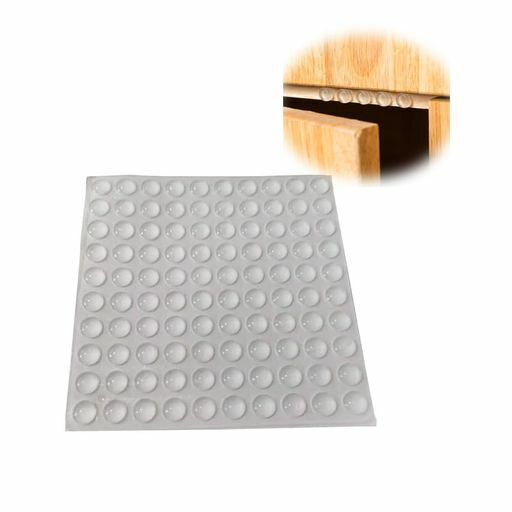 MOCOXYKLXY滑り止めゴムクッションゴム戸当たりゴム衝撃吸収材滑り止めゴム足シール100粒入りすべりどめゴム扉クッション戸当たり直径x..