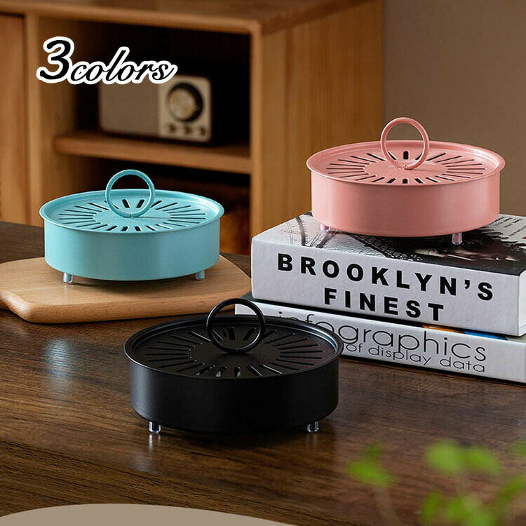 蚊取り線香ホルダー おしゃれ 春 夏 アウトドア 蚊取り線香入れ 吊り下げ 取っ手付き 蚊取り器 インテ..