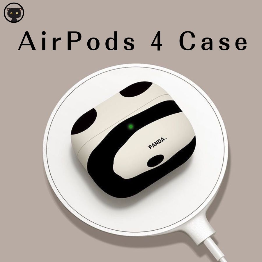 Airpods4 ケース シリコン 可愛い 保護カバー 2024 AirPods第4世代 ケース かわいい airpods 4 ケース おしゃれ カバー パンダ...