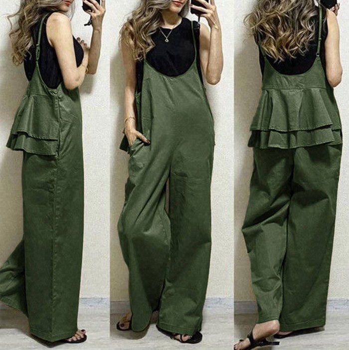 サロペット レディース デニム ショートパンツ オールインワン 細見え効果 小柄 若見え 春夏 インフルエンサー ウォッシュ加工 ワイドシルエット 学生向け 薄手