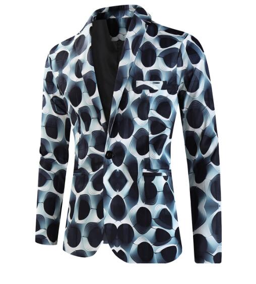 クリスマス元素 3Dプリント イベント パーティー メンズスーツセットハロウイン 司会者 クリスマス衣装 コスプレ ジャケット長パンツタキシードジャケットHalloween　単品/2点セットコスプレステージ演出服アウター　舞台ダンスウェア　団体服　発表会年会写真撮影M-4XL