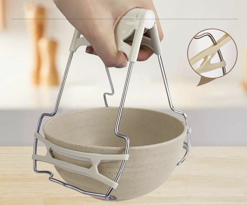 2点セット 蒸し器トング 鍋つかみ 皿つかみ 鍋 取っ手 ステンレス製 キッチンクリップ お皿クリップ 皿..