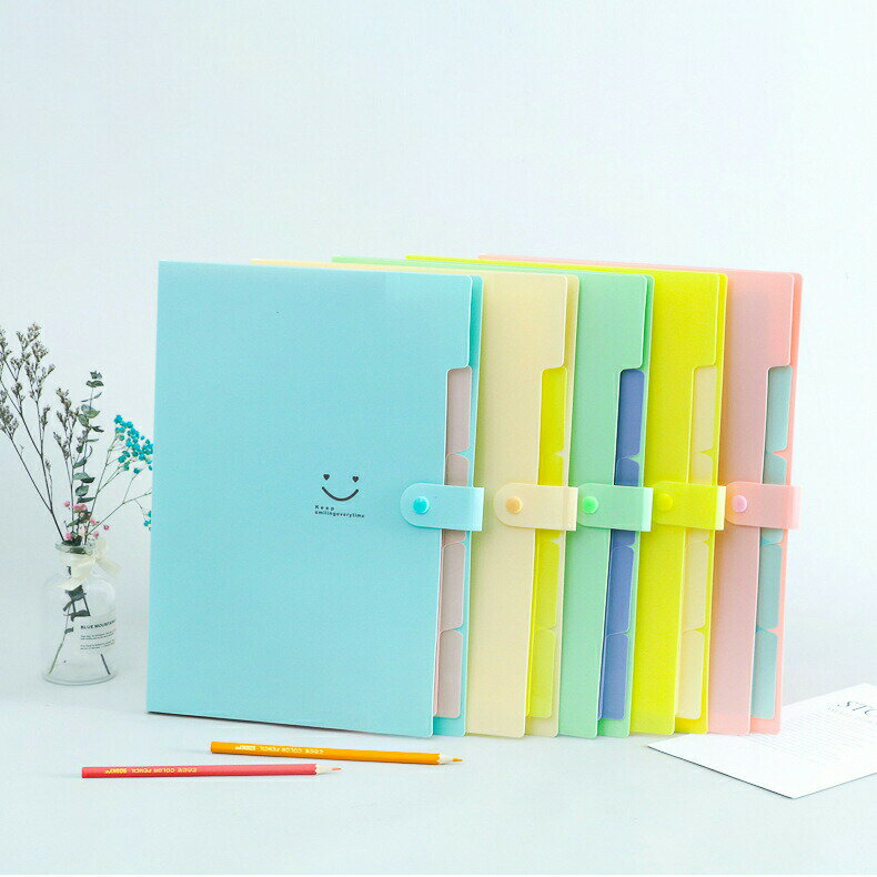 4点セット 5ポケットドキュメントファイル 書類収納ファイル A4 ポケットバッグ 書類整理 分類収納 文..