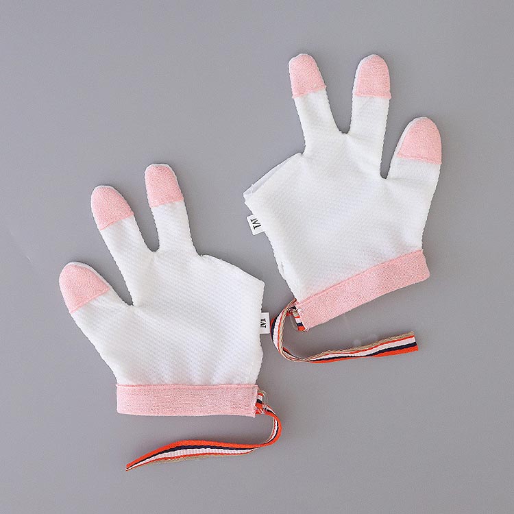 悪習癖 2個セット 指しゃぶり 送料無料 子ども やめさせる 癖 おしゃぶりガード 赤ちゃん 矯正器 手袋 防止グッズ ゆびしゃぶり 指しゃぶり対策 送料無料 指しゃぶり対策 補正 歯がため てぶくろ ベビー 幼児 爪噛み防止 子供 調節可能 メッシュ 3