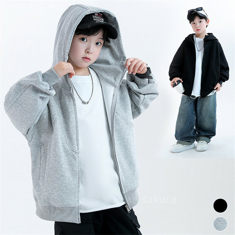 パーカー アウター キッズ 男の子 ボーイズ 子供服 ライトアウター トップス トレーナー スウェット ス..