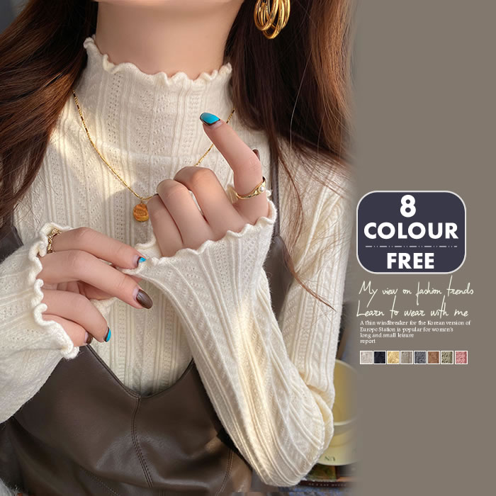 新作ニットトップス春 レディースニットシャツ 春シャツ 大人ニット ニットカットソー ゆるシャツ 大き..