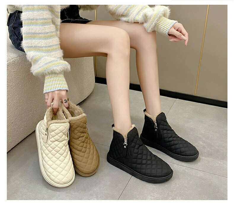 スノーブーツ防寒ブーツ ルームシューズ 冬靴 防寒保温 ショートブーツ カジュアルブーツ アウトドア靴..