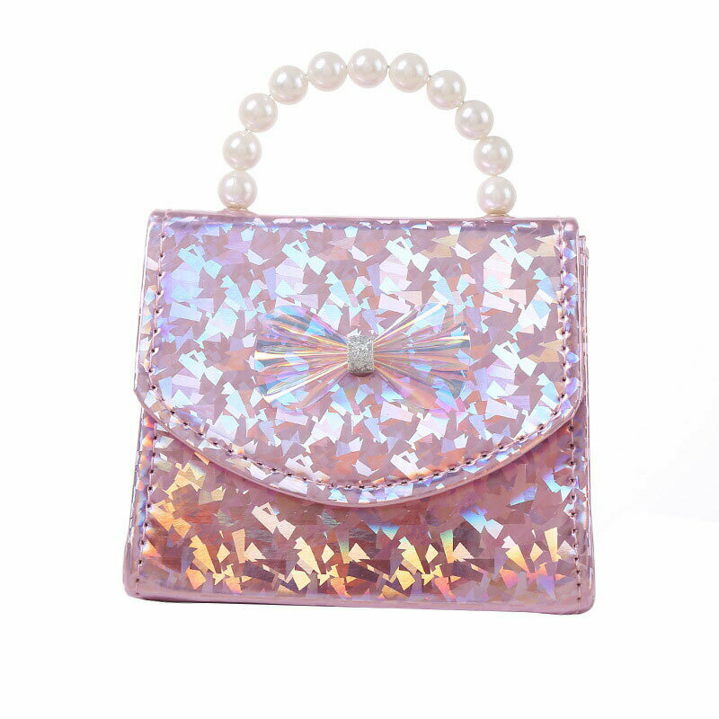 キッズ 子供 女の子 バッグ ショルダーバッグ パーティーバッグ ハンドバッグ 2WAY 斜めがけ　蝶結び ..