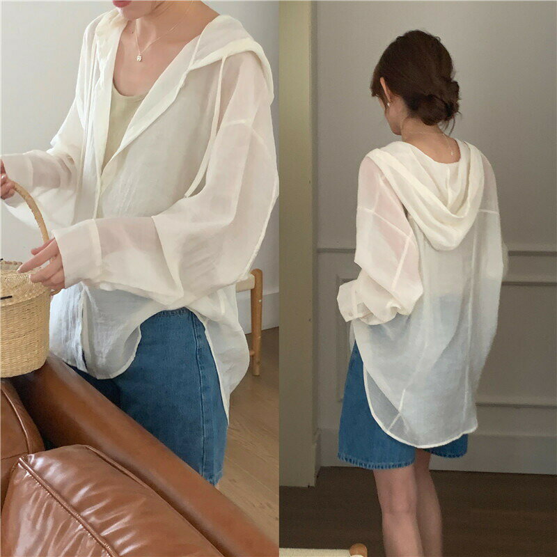 レディース パーカー ロングスリーブ UVカット 通気性 ゆったり 秋 カジュアル 普段着