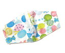 キッズマスク 子供用 布マスク【リボンちょうちょ柄 ホワイト×ブルー】プリント リバーシブル 日本製 可愛い おしゃれ 洗える コットン生地 綿 布製 ハンドメイド マスクカバー 二重マスク 重ね付け 春用 夏用 秋用 冬用 プレゼント 土産 贈り物 子ども用 蝶々 りぼん(4)