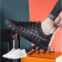 結ばない靴紐 ゴム紐 メンズ ローカット スニーカー PUレザー レースアップ ランニング フィットネス ウォーキング ストリートファッション プチプラ 運動靴...