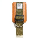seashoreinc. CARD CASE PP(orange x khaki)シーショアインク MagSafe対応カードケース ウォレット