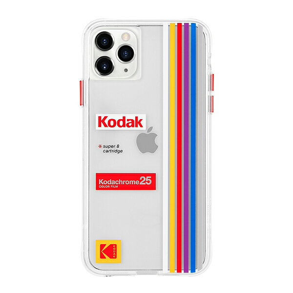 Case-Mate×Kodak iPhone 11 Pro Case Kodak Striped Kodachrome Super 8