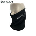 【DRAGON】TALL NECK WARMER ドラゴン トール ネック ウォーマー [Black][レターパック対応]