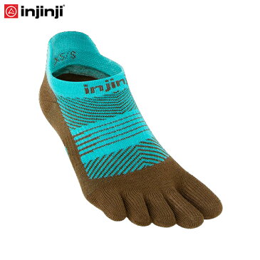 【injinji】WOMEN'S RUN - Lightweight / No-Show インジンジ ウィメンズ ラン [くるぶし丈][Altantis][ネコポス対応]