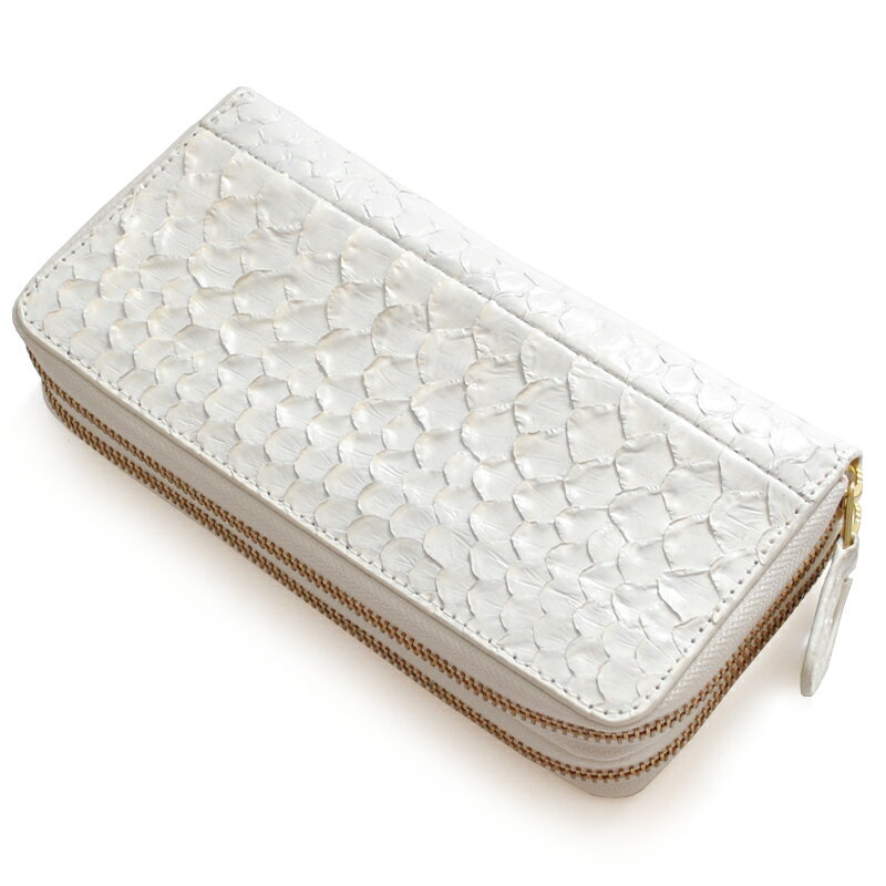 ダブルファスナー 長財布 ロングウォレット 開運 金運 財運 福財布 大容量 YKKファスナー パイソン スネークレザー 蛇革 本革(メンズ レディース)bzan-3226