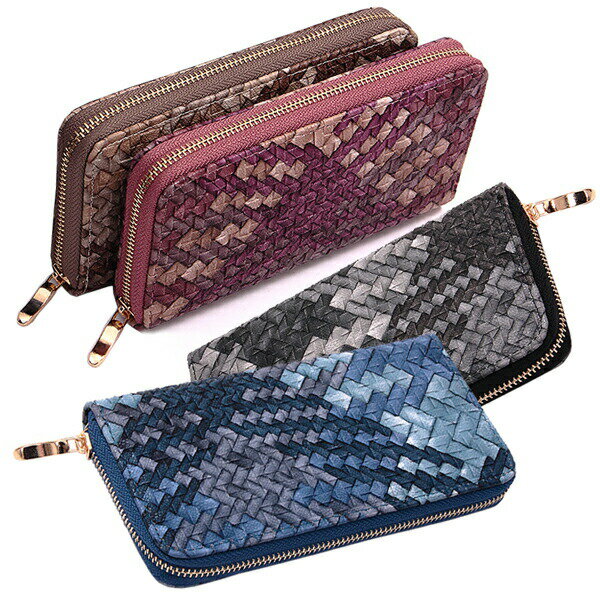 ラウンドファスナー長財布ロングウォ...