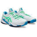 【オールコート】COURT FF 3 / コートFF 3【ASICS アシックス テニスシューズ】1041A370-103 (White / New Leaf)