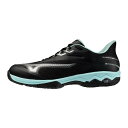 【オムニ・クレーコート】【ミズノ MIZUNO テニスシューズ】ウエーブエクシード コート スーパーワイド OC / WAVE EXCEED COURT SW ...