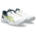 カテゴリ ハンドボールシューズ(屋内用) メーカー ASICS 商品名 BEYOND FF 品番 1073A057 カラー 100：WHITE×GLOW YELLOW 対応コート インドア コメント 優れたサポート性とクッション性を発揮するよう設計し、コート上でより快適なパフォーマンスが可能。アッパーのメッシュ部にシームレスな構造を採用することで優れたサポート性を実現。より素早い動きにも対応可能。さらに、5mmのヒールドロップとTRUSSTICを採用し、加速と力強いジャンプを生み出す。 　