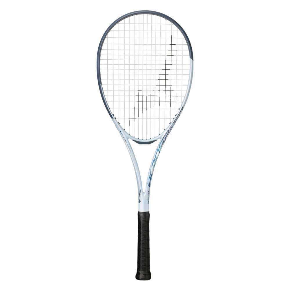 【指定ガット＋張りサービス】ACROSPEED V-05 / アクロスピード V-05【MIZUNO ミズノ ソフトテニスラケット】63JTN5A520 (アイスブルー×グレー)