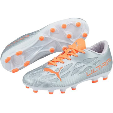 ウルトラ 4.4 HG JR (ダイアモンドシルバー) 106744-01【PUMA】プーマジュニアサッカースパイク